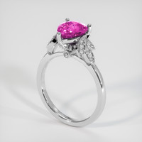 2.06 Ct. Sapphire Ring, Platinum 950 2