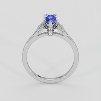 1.00 Ct. Blue Sapphire Ring, Platinum 950 3