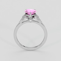 1.03 Ct. Pink Sapphire Ring, Platinum 950 3