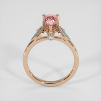 1.74 Ct. Padparadscha Sapphire Ring, 14K Rose Gold 3