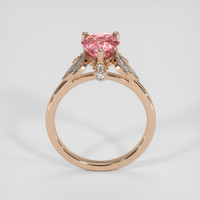2.03 Ct. Padparadscha Sapphire Ring, 14K Rose Gold 3