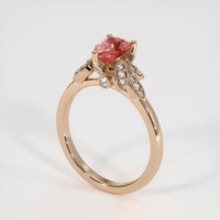 1.03 Ct. Sapphire Ring, 18K Rose Gold 2