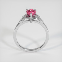 1.08 Ct. Padparadscha Sapphire Ring, 14K White Gold 3