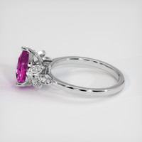2.06 Ct. Sapphire Ring, 14K White Gold 4