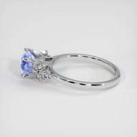 1.63 Ct. Blue Sapphire Ring, 14K White Gold 4