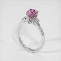 1.59 Ct. Gemstone Ring, 18K White Gold 2