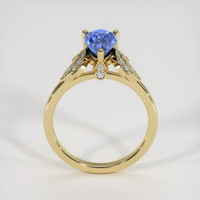 2.06 Ct. Blue Sapphire Ring, 10K Yellow Gold 3
