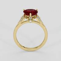 1.65 Ct. Ruby Ring, 14K Yellow Gold 3