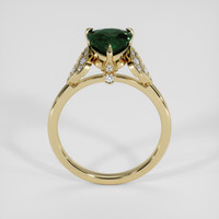 1.99 Ct. Bluish Green Sapphire Ring, 14K Yellow Gold 3