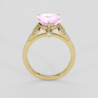 3.13 Ct. Pink Sapphire Ring, 14K Yellow Gold 3
