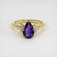 1.83 Ct. Color Change Sapphire Ring, 14K Yellow Gold 1
