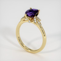 1.83 Ct. Color Change Sapphire Ring, 14K Yellow Gold 2