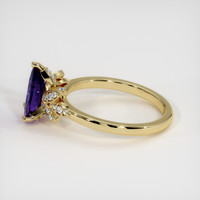 1.83 Ct. Color Change Sapphire Ring, 14K Yellow Gold 4
