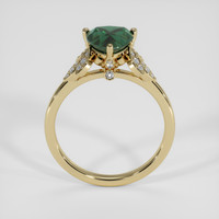 1.65 Ct. Bluish Green Sapphire Ring, 14K Yellow Gold 3