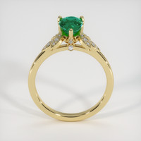 1.03 Ct. Emerald Ring, 18K Yellow Gold 3