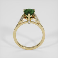 1.73 Ct. Green Sapphire Ring, 18K Yellow Gold 3