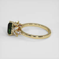 1.73 Ct. Green Sapphire Ring, 18K Yellow Gold 4
