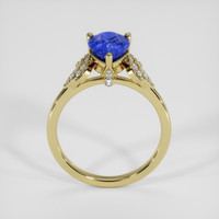 2.53 Ct. Blue Sapphire Ring, 18K Yellow Gold 3