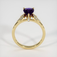 1.83 Ct. Color Change Sapphire Ring, 18K Yellow Gold 3