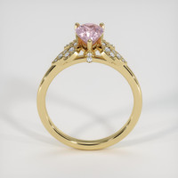 1.59 Ct. Padparadscha Sapphire Ring, 18K Yellow Gold 3