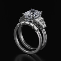 3.18 Ct. Gemstone Ring, Platinum 950 2