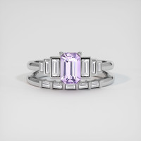 1.62 Ct. Purple Sapphire Ring, 10K White Gold 1