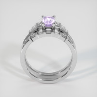 1.62 Ct. Purple Sapphire Ring, 10K White Gold 3