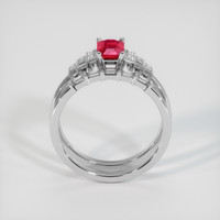 1.03 Ct. Ruby Ring, 14K White Gold 3