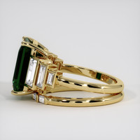 5.65 Ct. Green Sapphire Ring, 14K Yellow Gold 4