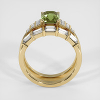 1.91 Ct. Green Sapphire Ring, 14K Yellow Gold 3