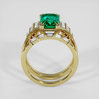 2.91 Ct. Emerald Ring, 18K Yellow Gold 3
