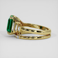 2.91 Ct. Emerald Ring, 18K Yellow Gold 4