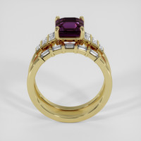 2.48 Ct. Pinkish Purple Spinel Ring, 18K Yellow Gold 3