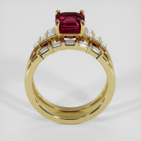 2.44 Ct. Purplish Red Spinel Ring, 18K Yellow Gold 3