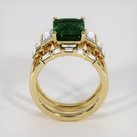 5.65 Ct. Green Sapphire Ring, 18K Yellow Gold 3