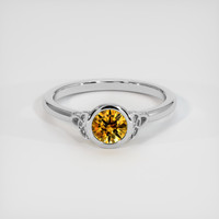 0.88 Ct. Bi Color Sapphire Ring, Platinum 950 1