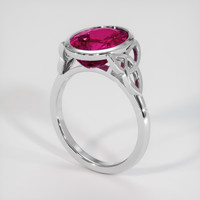 3.99 Ct. Gemstone Ring, Platinum 950 2