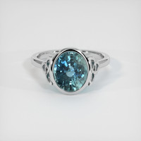 4.07 Ct. Sapphire Ring, Platinum 950 1