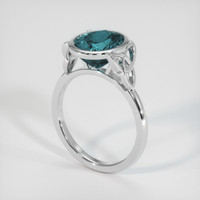 4.07 Ct. Sapphire Ring, Platinum 950 2