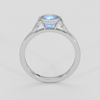 1.33 Ct. Blue Sapphire Ring, Platinum 950 3