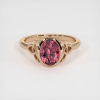 2.11 Ct. Gemstone Ring, 14K Rose Gold 1