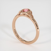 0.48 Ct. Sapphire Ring, 14K Rose Gold 2