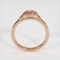 0.48 Ct. Sapphire Ring, 14K Rose Gold 3