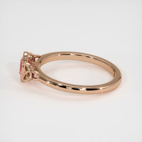 0.48 Ct. Sapphire Ring, 14K Rose Gold 4