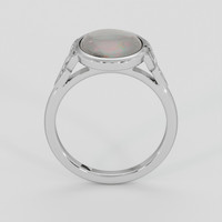 1.76 Ct. Multi Color Crystal Opal (Jelly Opal) Ring, Silver 3