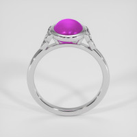 3.04 Ct. Pink Sapphire Ring, Silver 3