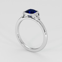 1.79 Ct. Blue Sapphire Ring, 14K White Gold 2