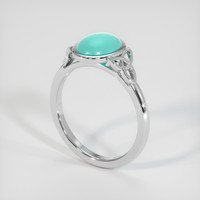 1.30 Ct. Gemstone Ring, 14K White Gold 2