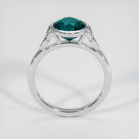 3.21 Ct. Sapphire Ring, 14K White Gold 3