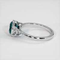 3.21 Ct. Sapphire Ring, 14K White Gold 4